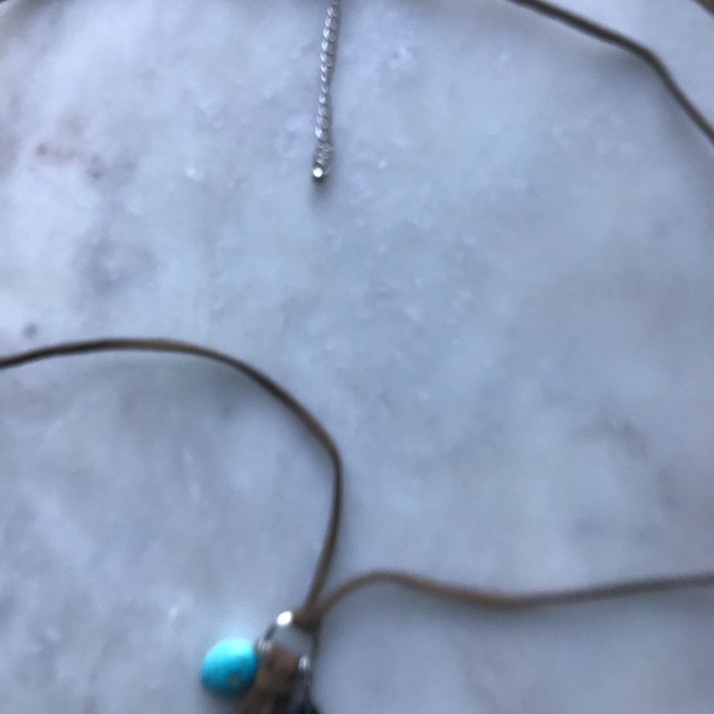 Brown Tassel Design Necklace - Picture 2 of 5